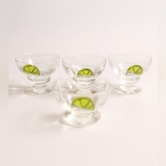 Mudpie 6-NWT Footed Stemless Margarita Recipe Clear Glass 4" Tall x 5" Diameter. - Picture 4 of 10